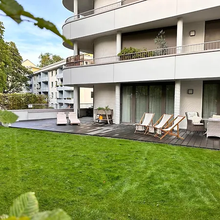 شقة Stadtwohnung Mit Garten *